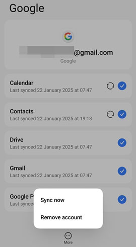 how to transfer data from samsung to xiaomi phone by google account