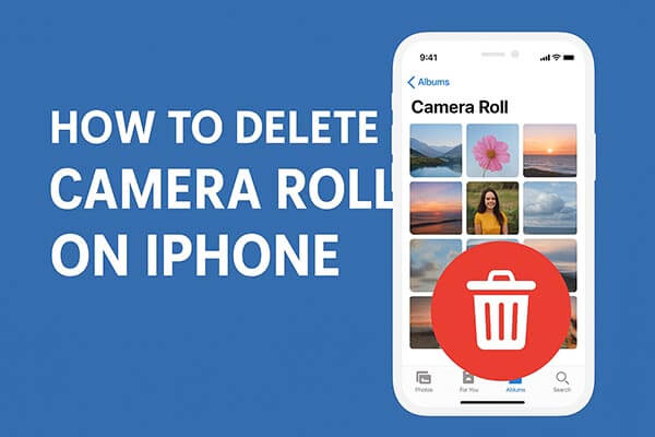 como apagar o rolo da câmera no iphone