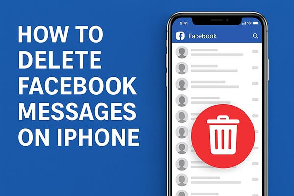 Cómo borrar mensajes de Facebook en un iPhone
