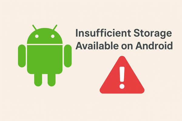 Auf Android ist nicht genügend Speicherplatz verfügbar.