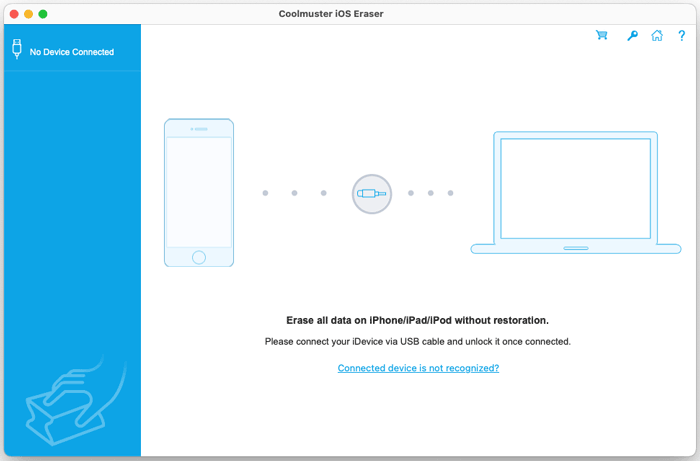 lancer Android Eraser pour Mac