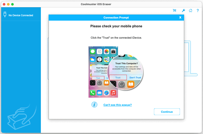 faites en sorte que votre appareil iOS fasse confiance à votre ordinateur Mac