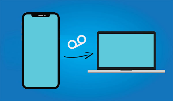 如何将 iPhone 上的语音邮件保存到电脑