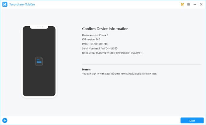 開始刪除 iCloud 啟動鎖定