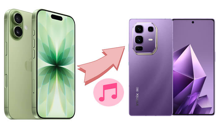 将音乐从 iphone 传输到 finix