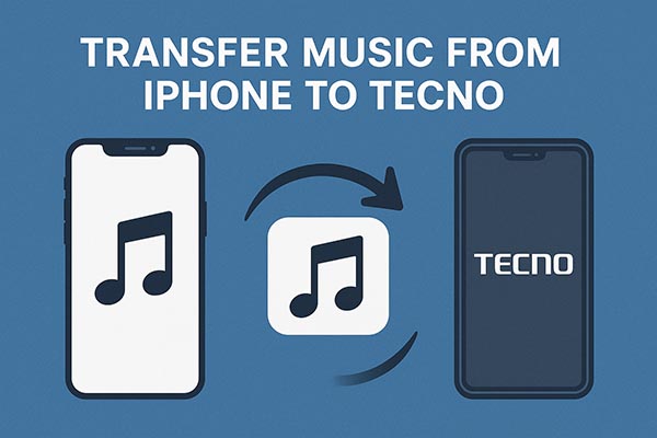 将音乐从 iPhone 传输到 tecno