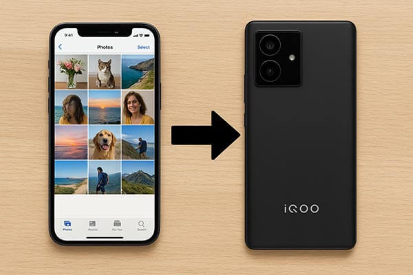how to transfer photos from iphone to iqoo