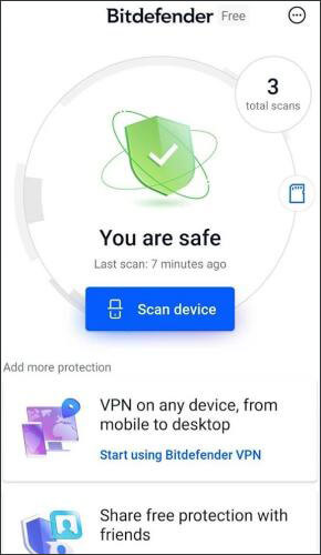 Android アンチウイルス アプリ - BitDefender アンチウイルス
