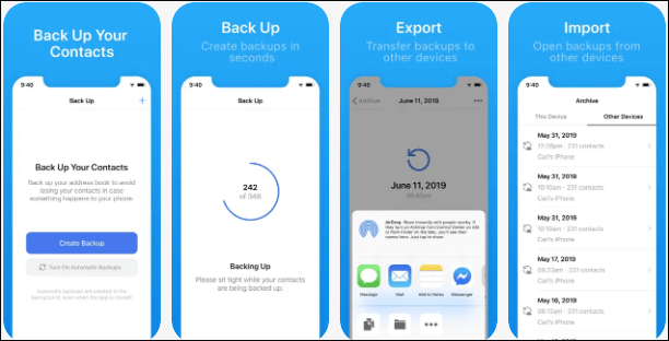聯絡人備份+傳輸