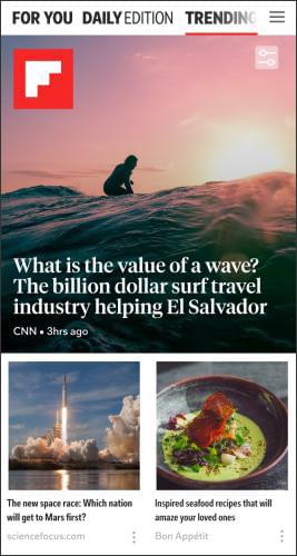 Android için haber uygulamaları - Flipboard