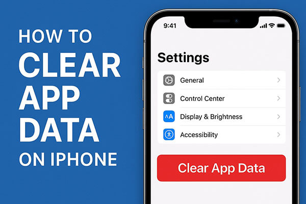 iPhoneでアプリデータを消去する方法
