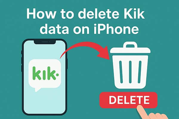 iPhone'da Kik verileri nasıl silinir