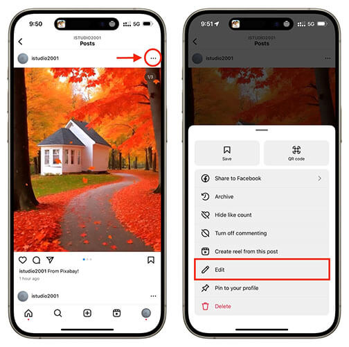 Wie man Instagram-Fotos auf dem iPhone löscht