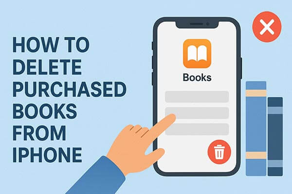 как удалить купленные книги с айфона
