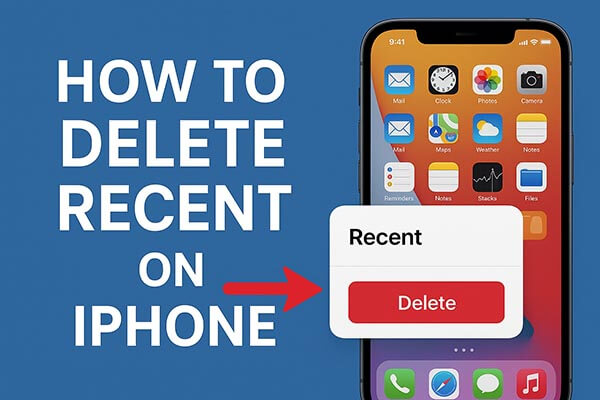 как удалить недавние на айфоне