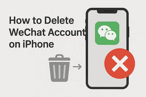 iPhoneでWeChatアカウントを削除する方法