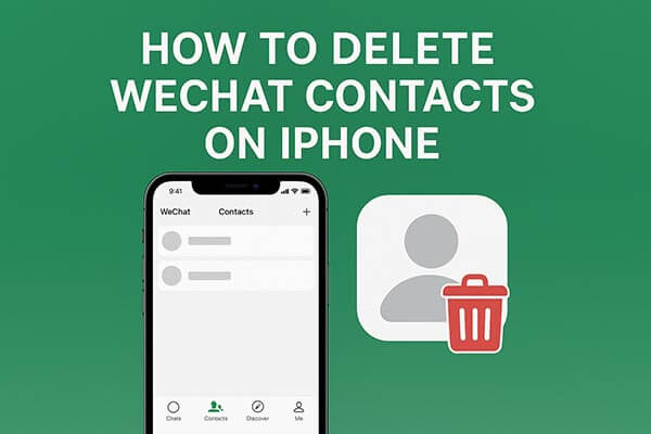 Comment supprimer des contacts WeChat sur iPhone ?