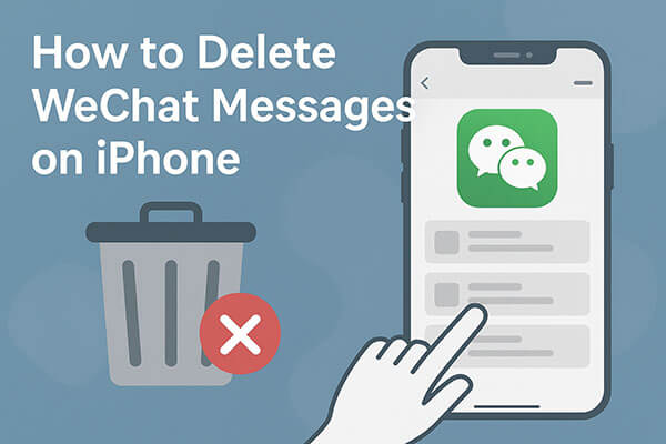 cara menghapus pesan WeChat di iPhone