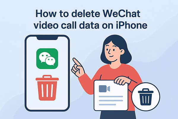 아이폰에서 WeChat 영상 통화 데이터를 삭제하는 방법