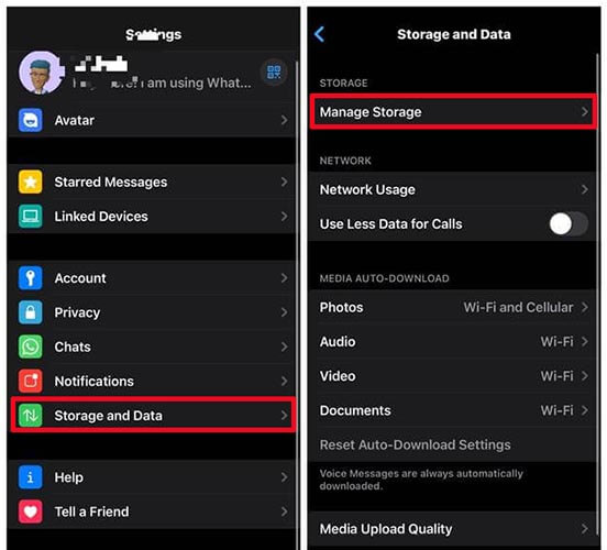 如何使用內建功能在 iPhone 上刪除 WhatsApp 文件和數據