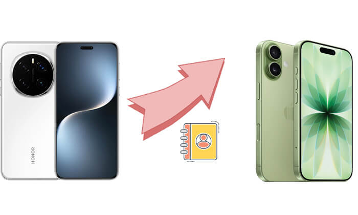 how to transfer contacts from honor to iphone