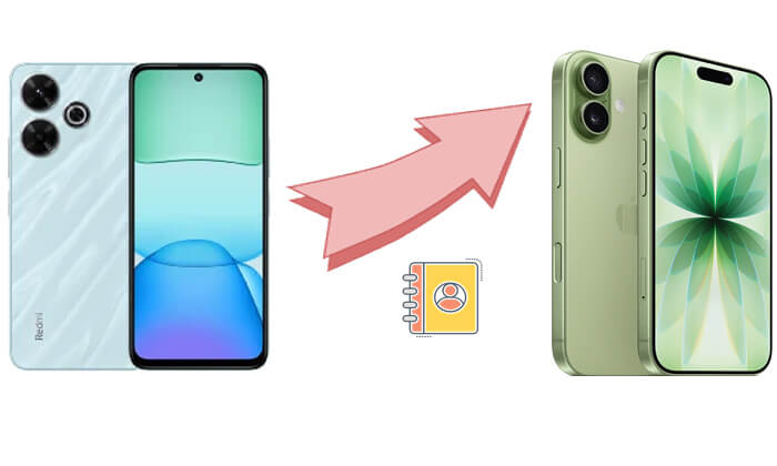 Wie übertrage ich Kontakte von einem Redmi auf ein iPhone?