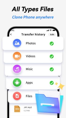 Musik von itel auf itel mit Phone Clone übertragen