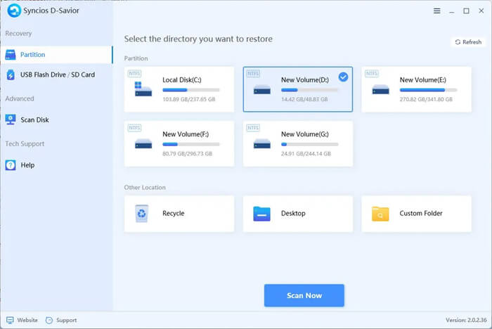 syncios dsavior ホームページ