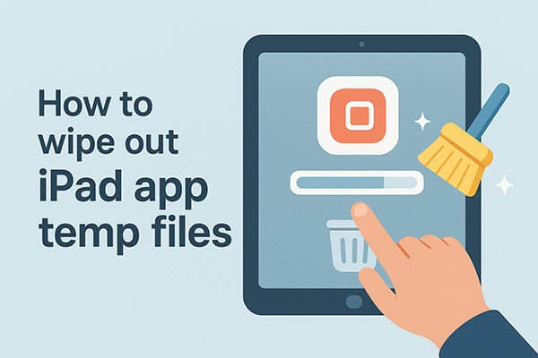 ipad uygulama geçici dosyalarını silin