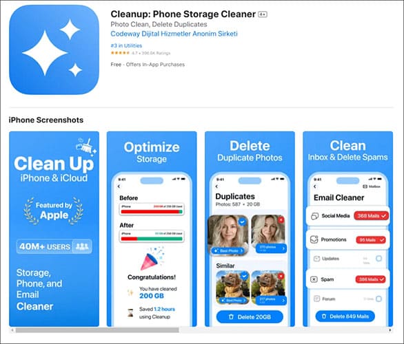 cleanup: phone storage cleaner