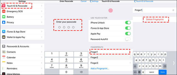 menghapus sidik jari