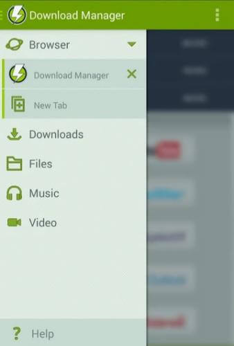 gerenciador de downloads para aplicativo Android