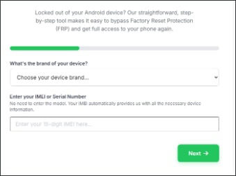 免費使用 IMEI 解鎖 FRP