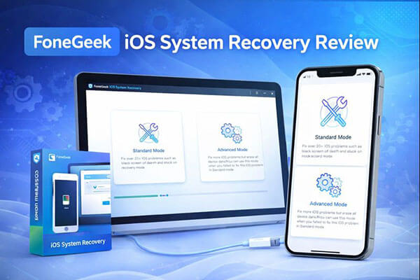 Análise do Fonegeek iOS System Recovery
