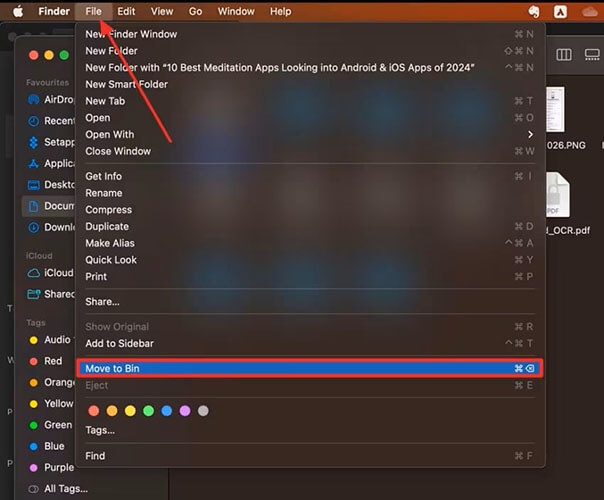 Mac'te güvenli mod kullanarak bir dosyayı nasıl zorla silerim?