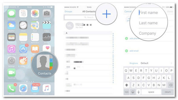 Crie grupos de contatos no iPhone para e-mail