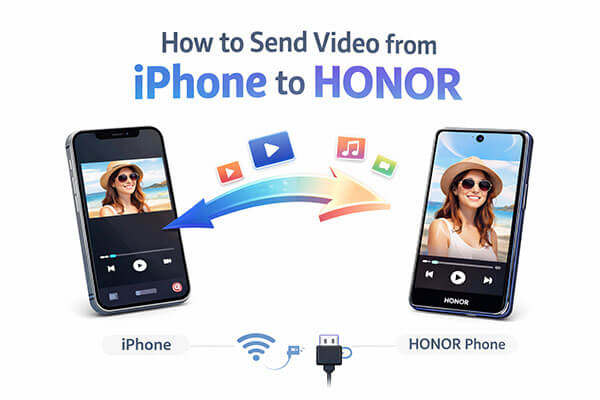iPhoneからHonorにビデオを送信する方法