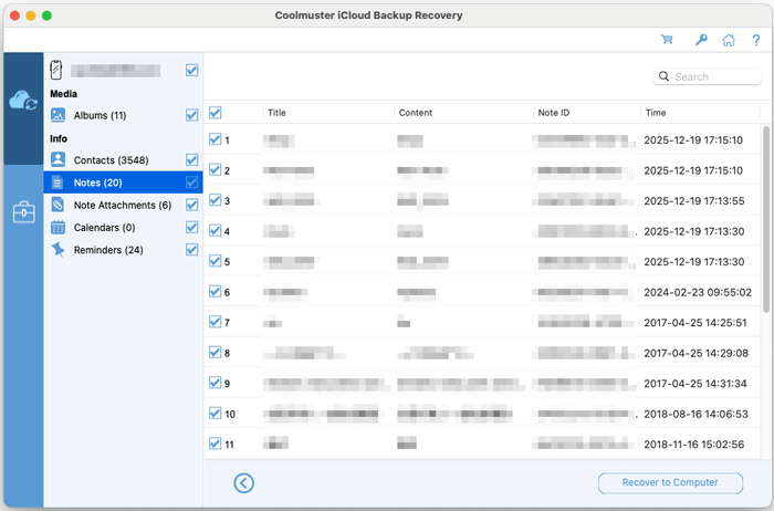 retrieve notes from icloud backup mac