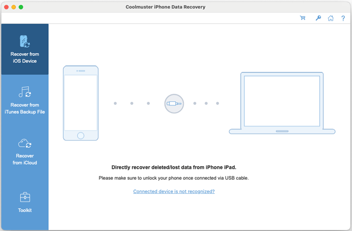 connect iphone to mac for data recovery