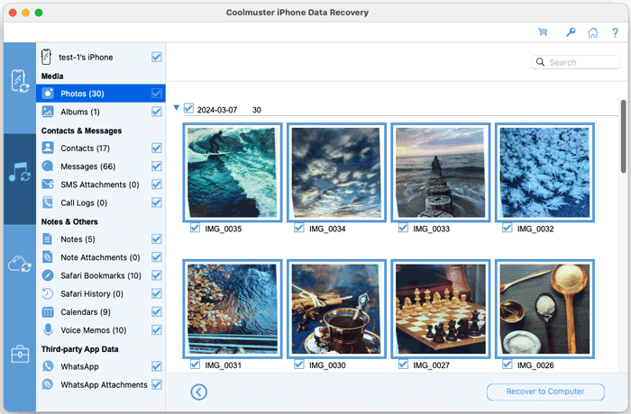 recover photos from itunes backup