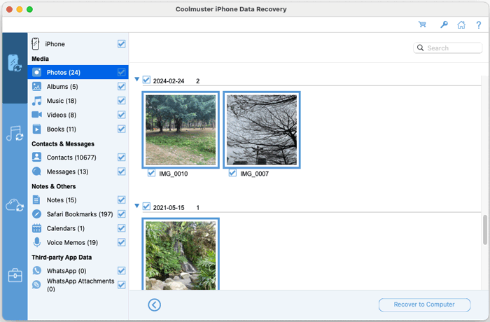 preview photos on mac