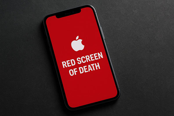Layar merah kematian pada iPhone