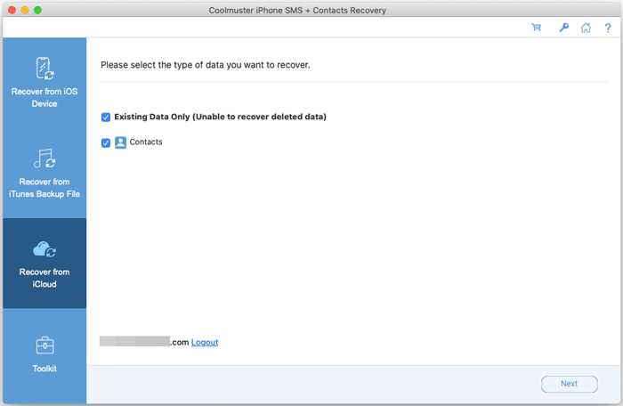 choose the data type