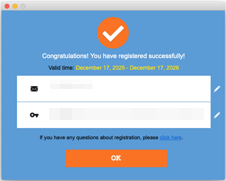 register coolmuster iphone sms and contacts recovery for mac successfully