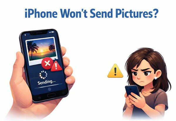 iPhone не отправляет фотографии