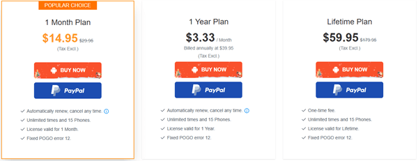 Mocpogo Preis Android Basic