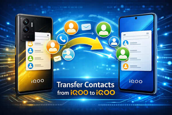 iqoo'dan iqoo'ya kişileri aktarın