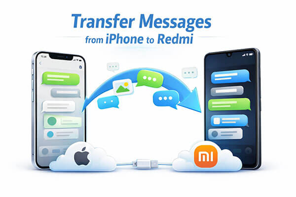 Transferir mensagens do iPhone para o Redmi