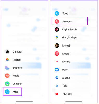 Aktifkan fitur #gambar untuk memperbaiki GIF yang tidak berfungsi di iPhone.
