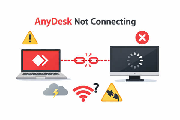 AnyDesk не подключается